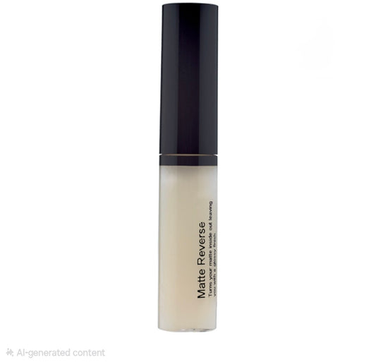 Cosmetic bottle labeled 'Matte Reverse' on a white background